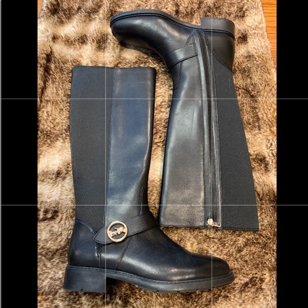 COACH RICKI LEATHER RIDING BOOTS